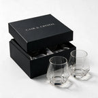 Ridge classic whisky glass featuring deep vertical cuts along the base 6