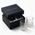 Lyra classic whisky glass featuring a geometric diamond pattern and softly faceted sides 6