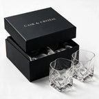 Bishop modern whisky glass featuring a twisted angular silhouette and heavy base 6