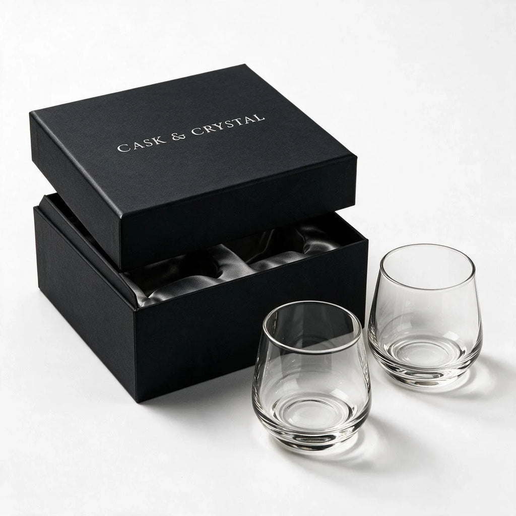 cairn classic whisky glass featuring an intricate geometric cut pattern and flat base6