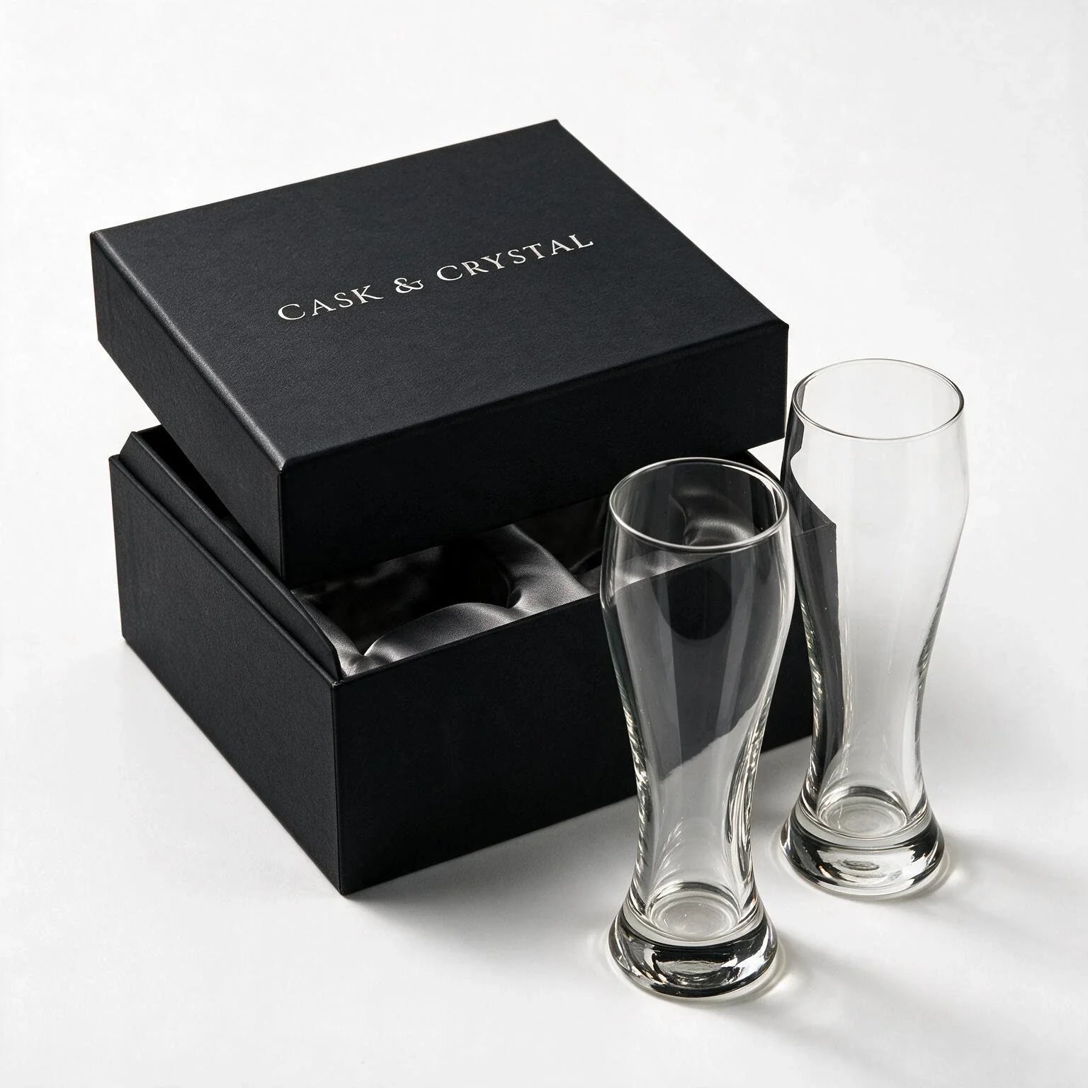 Hollis classic tall beer glass featuring a curved silhouette and narrow base 6