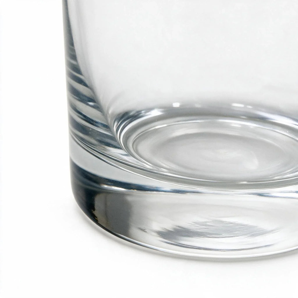 Silas clear whisky glass with a smooth finish and heavy base