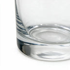 Silas clear whisky glass with a smooth finish and heavy base