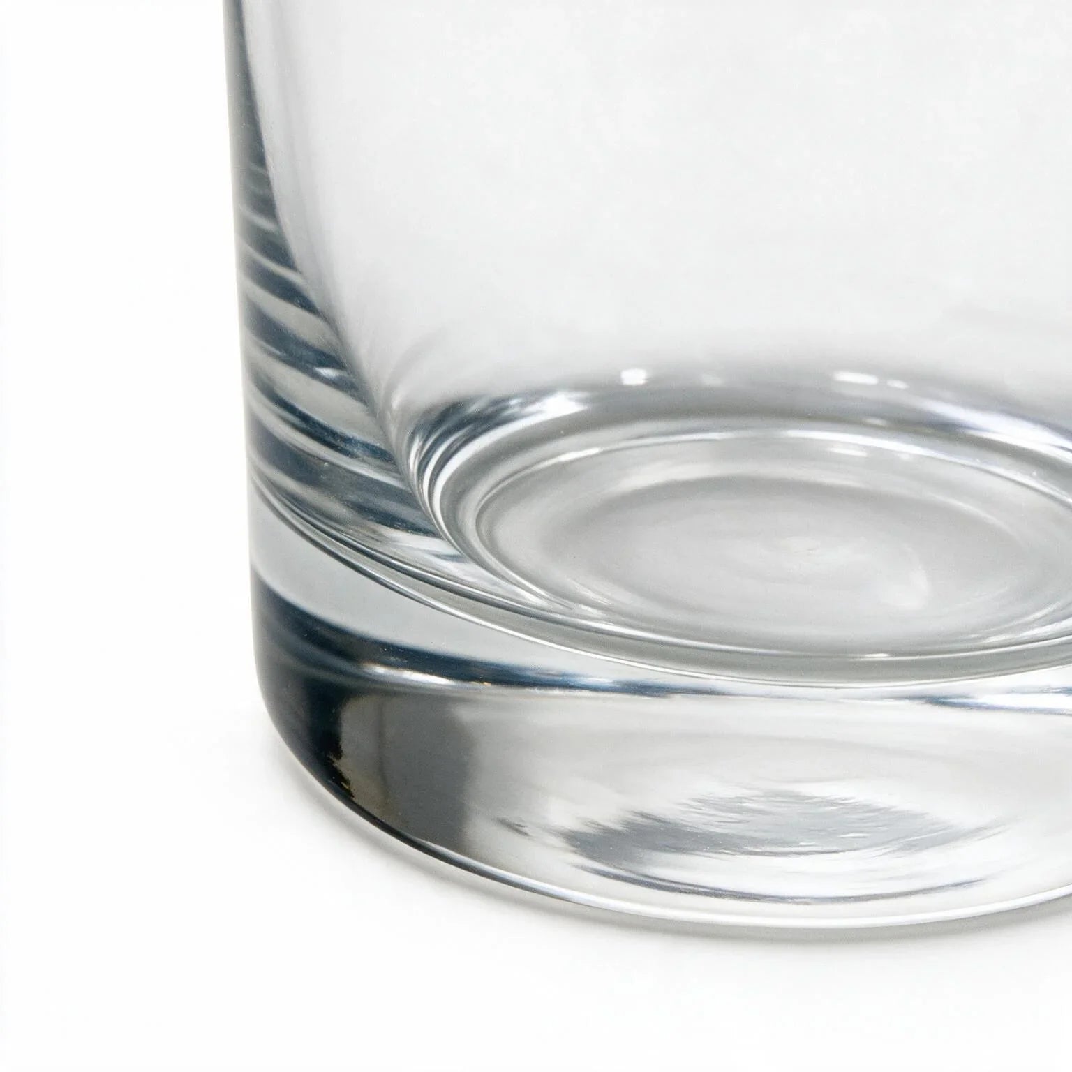 Silas clear whisky glass with a smooth finish and heavy base