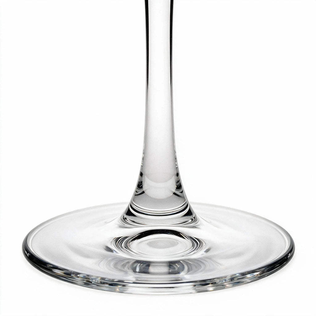 Caspian classic martini glass featuring an intricate geometric cut pattern and long stem 3