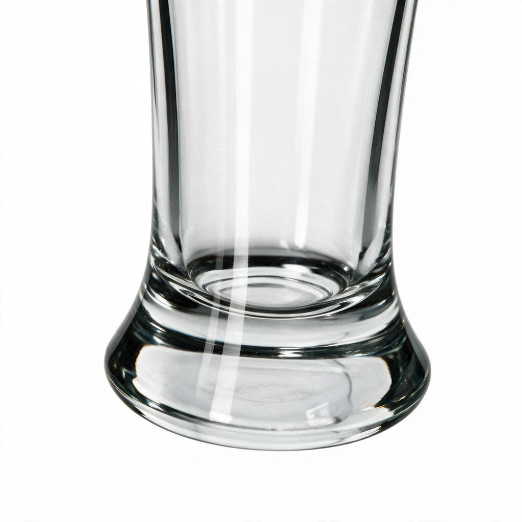 Orbit modern beer glass with a clear base and rounded profile 6