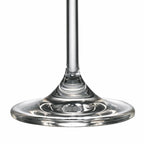 Sloane clear wine glass with a straight cylindrical bowl and slender stem