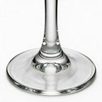 Vesper clear cocktail glass with star cut facets and a classic martini bowl 