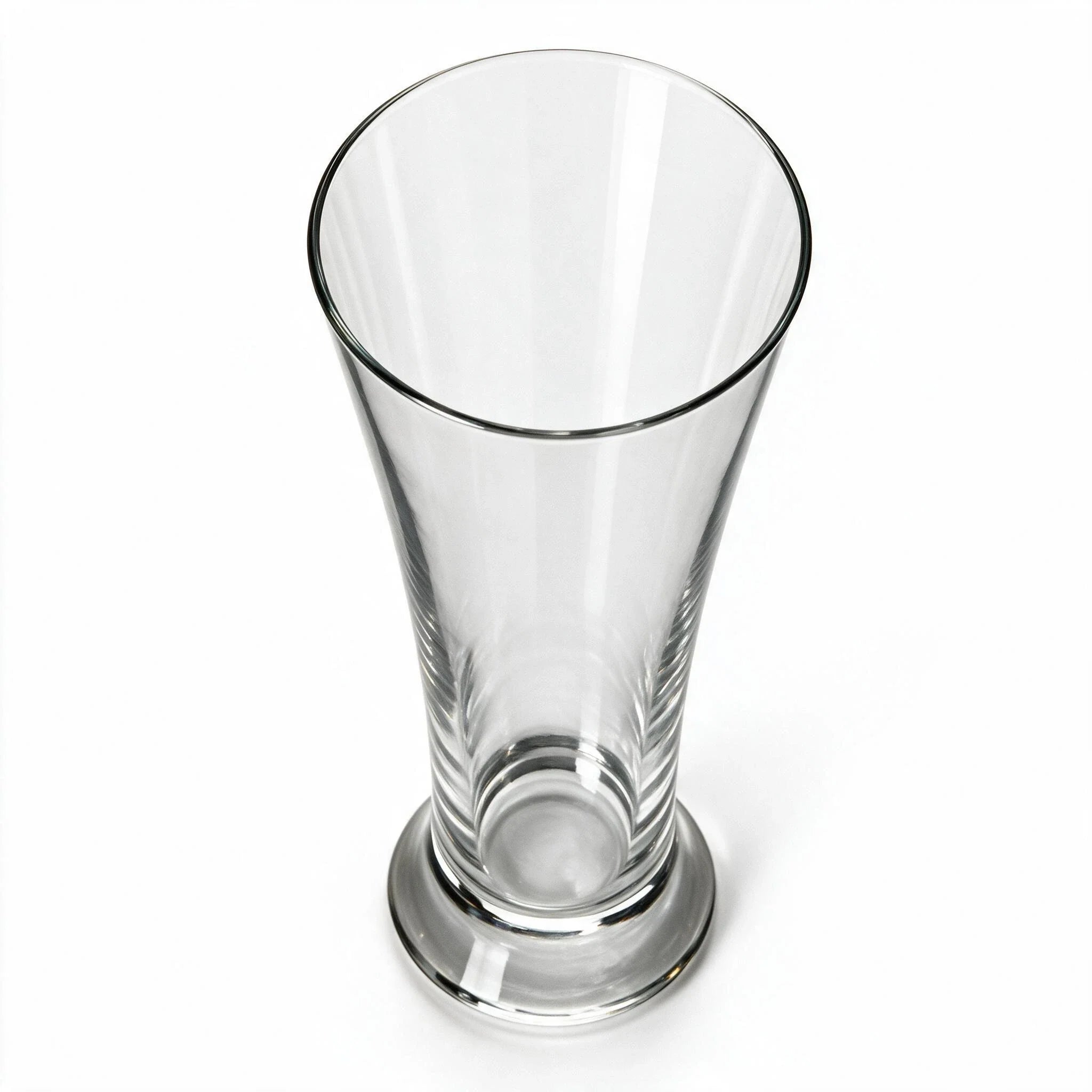 Orbit modern beer glass with a clear base and rounded profile 2