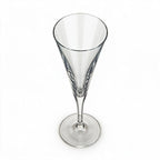 Vantage elegant champagne flute featuring a deep V-shaped conical bowl and long stem 2