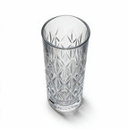 Sabine clear cocktail glass with diamond cut facets