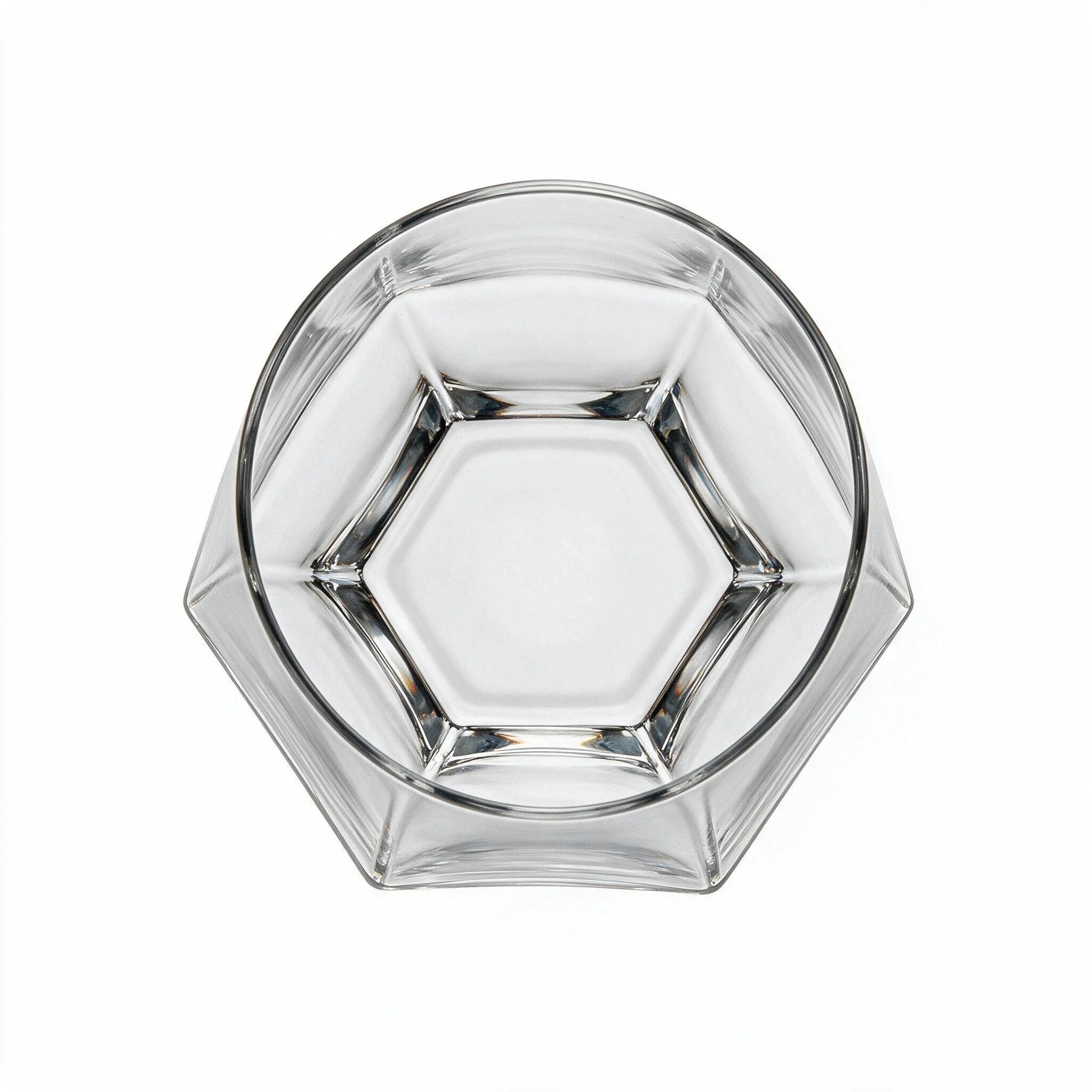 Ridge classic whisky glass featuring deep vertical cuts along the base 4