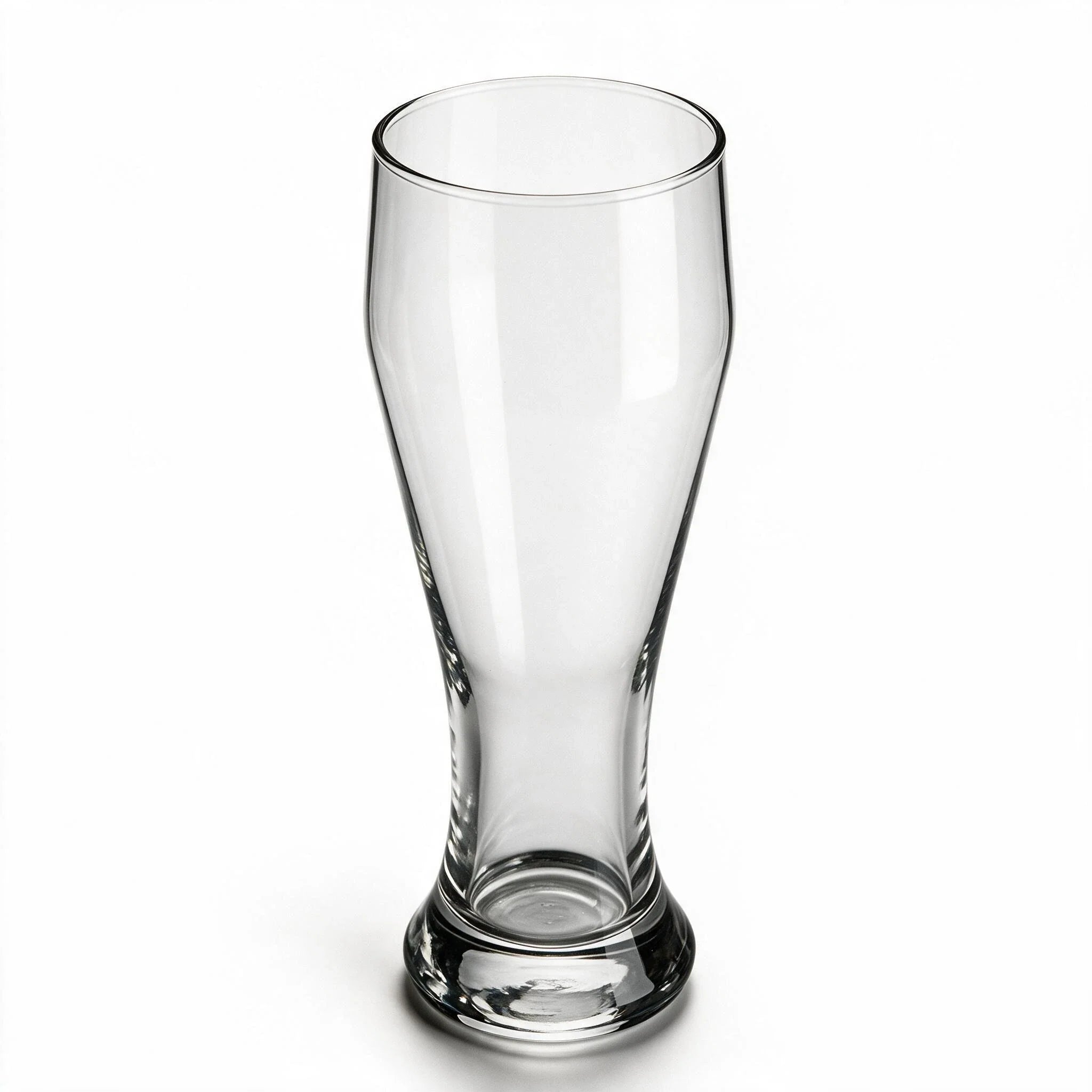 Hollis classic tall beer glass featuring a curved silhouette and narrow base