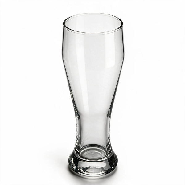 Hollis classic tall beer glass featuring a curved silhouette and narrow base