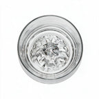 Vale modern whiskey glass with a sculpted mountain base and subtly tapered sides 4