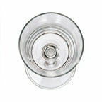 Sloane clear wine glass with a straight cylindrical bowl and slender stem