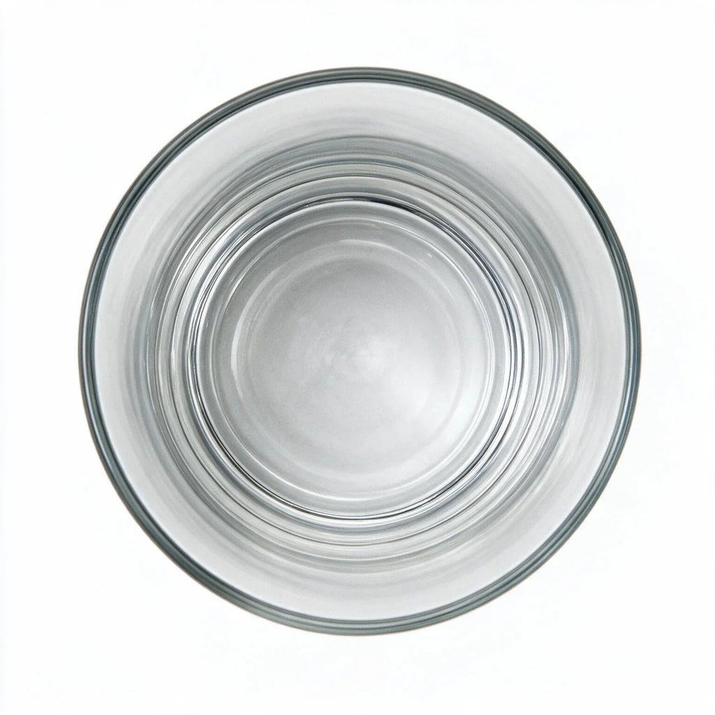 Silas clear whisky glass with a smooth finish and heavy base