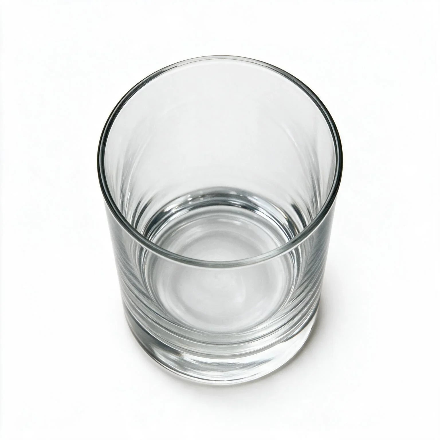 Silas clear whisky glass with a smooth finish and heavy base