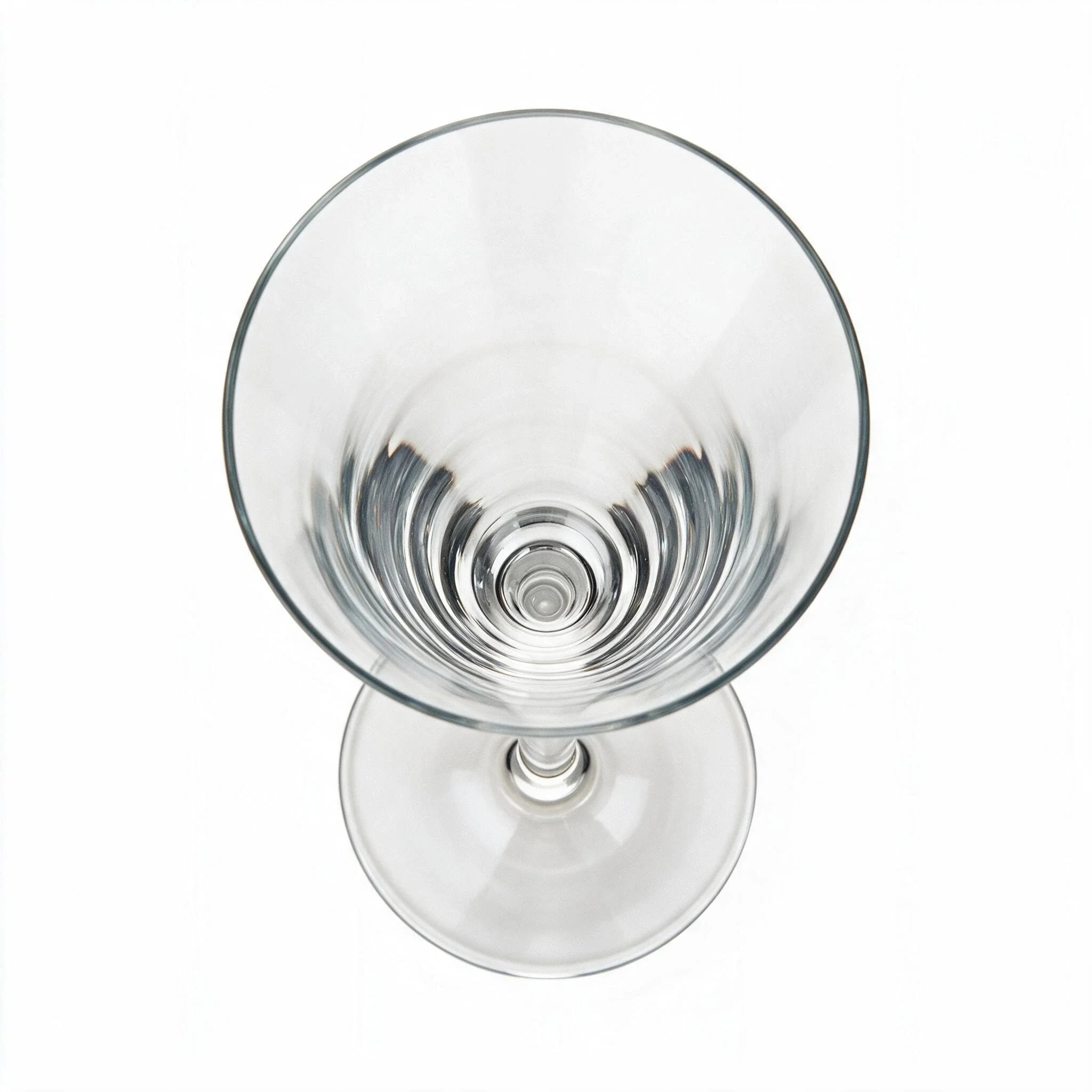 Vantage elegant champagne flute featuring a deep V-shaped conical bowl and long stem 4