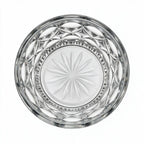 Cadence classic whisky glass featuring a heavily textured geometric pattern and flat base 6