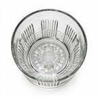 Knox classic whisky glass featuring sharp linear cuts and a flat base5