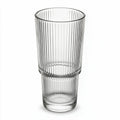 Riva clear cocktail glass with ribbed texture