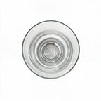 Alden clear beer glass with a contoured pilsner silhouette