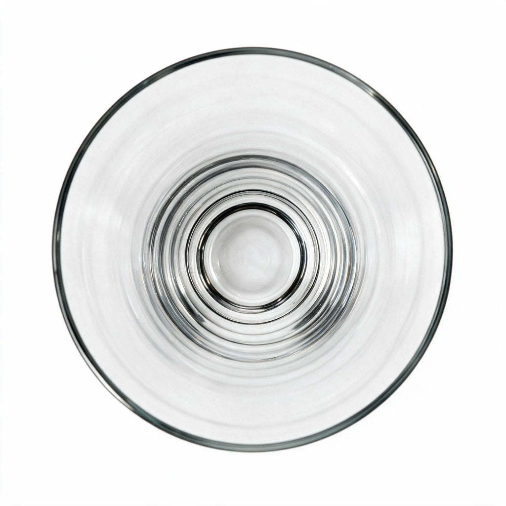 Orbit modern beer glass with a clear base and rounded profile 5