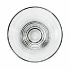 Orbit modern beer glass with a clear base and rounded profile 5