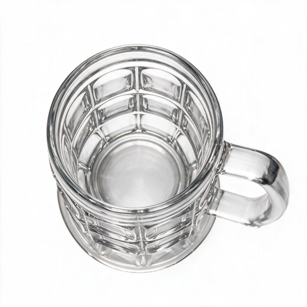 Tavern classic beer mug featuring a dimpled pattern and sturdy handle 3