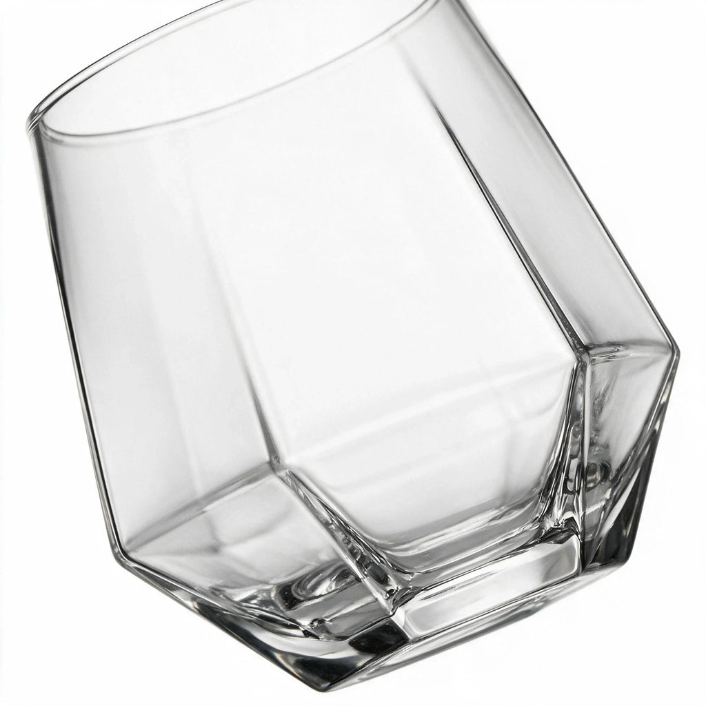 Ridge classic whisky glass featuring deep vertical cuts along the base 5