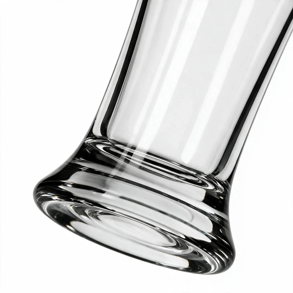 Orbit modern beer glass with a clear base and rounded profile 4