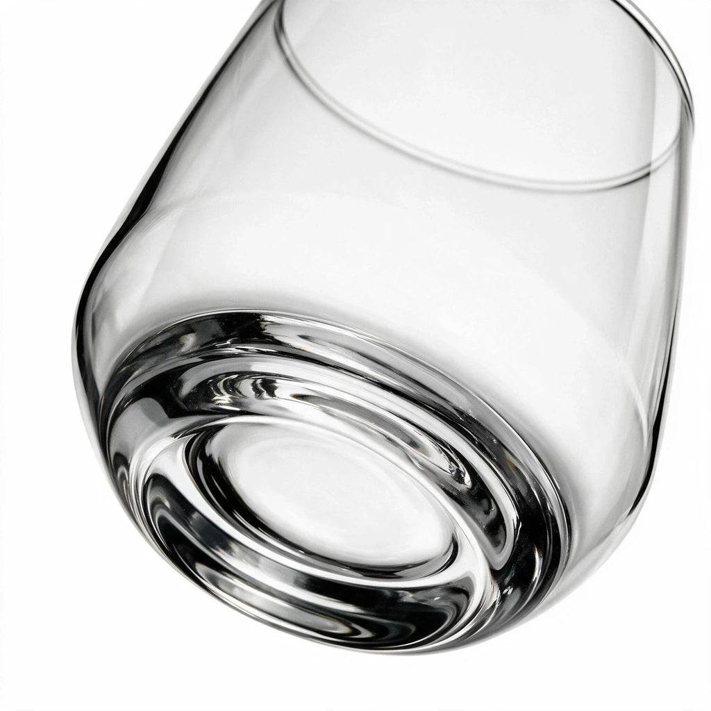 cairn classic whisky glass featuring an intricate geometric cut pattern and flat base 4