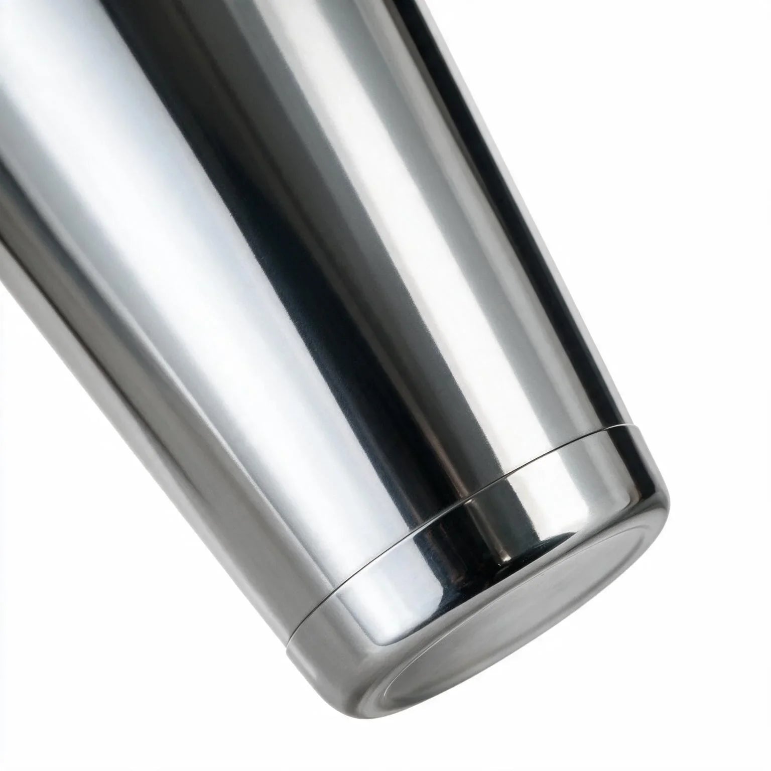 Kara 2-piece cocktail shaker with a sleek silver finish