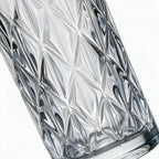 Sabine clear cocktail glass with diamond cut facets