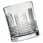 Knox classic whisky glass featuring sharp linear cuts and a flat base3