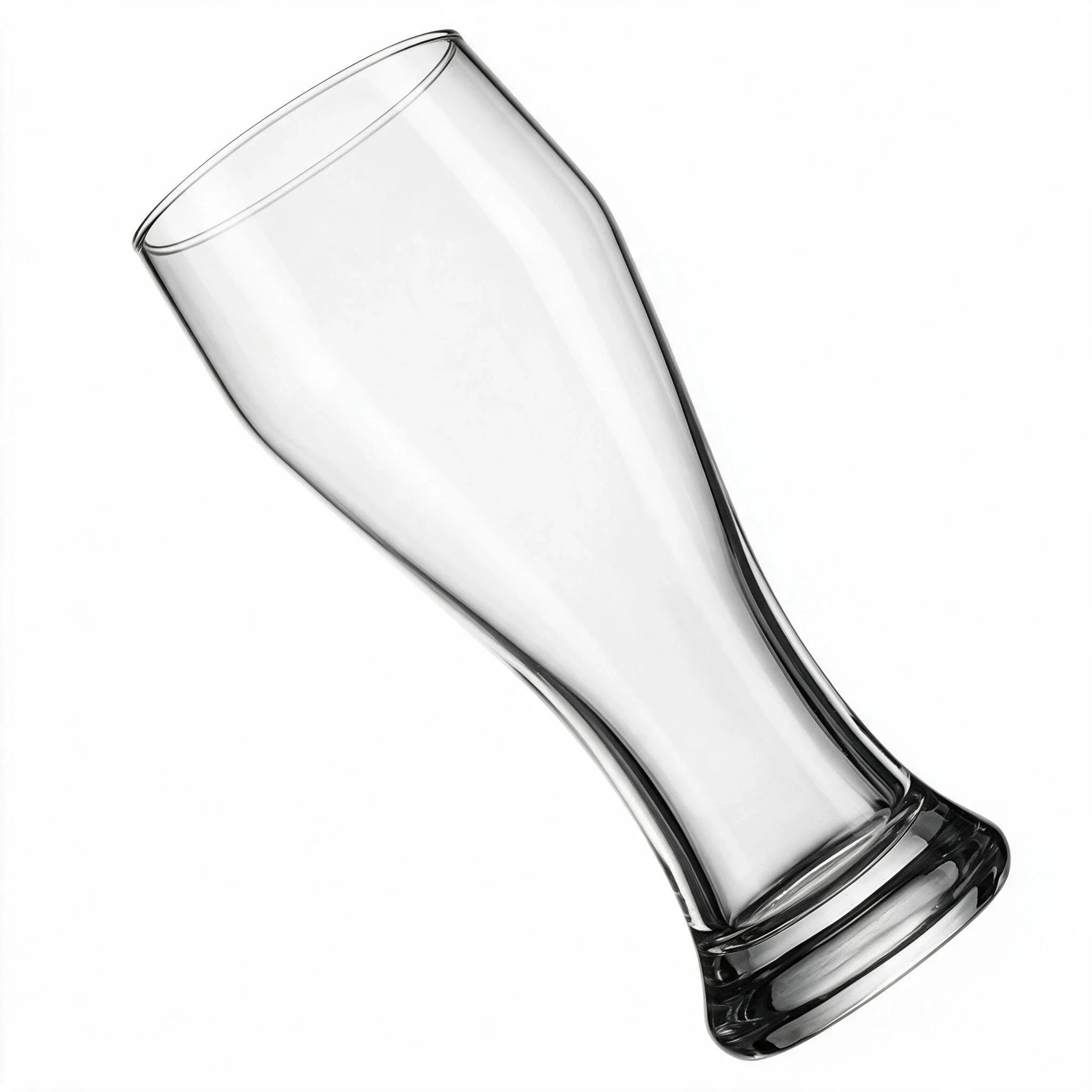 Hollis classic tall beer glass featuring a curved silhouette and narrow base 2