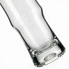 Alden clear beer glass with a contoured pilsner silhouette
