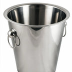Corin silver wine bucket with ring handles and a polished finish