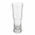 Alden clear beer glass with a contoured pilsner silhouette